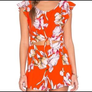 minkpink crop top set